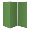 3 panel large display boards - emerald green