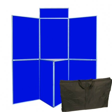 7 panel folding display boards including bag