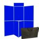 7 panel folding display boards including bag