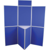 7 panel folding display boards - medici