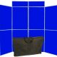 8 panel folding display boards including bag