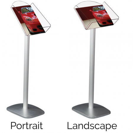 A4 brochure display stand - portrait or landscape