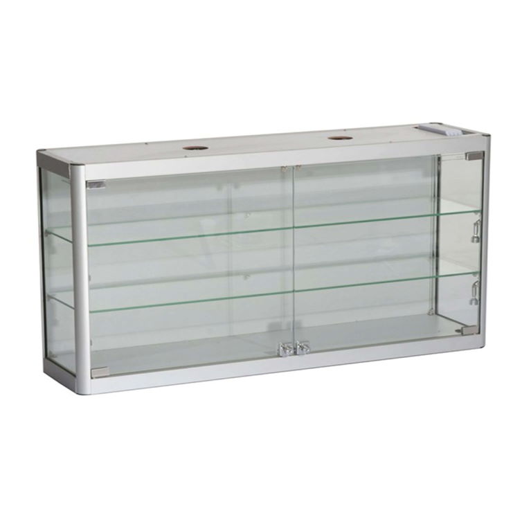 1200mm Wide Wall Glass Display Cabinet, Glass Display Cabinet With Lights Ikea