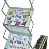 zed up lite a3 portable literature stands