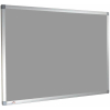 felt notice board - silver