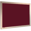 Garnet - Charles Twite felt notice board with wood frame