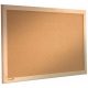 wood frame cork notice board