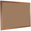 Nutmeg Spice - 2166 - Forbo Nairn pinboard with wood frame