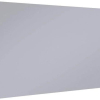 frameless felt notice board - silver