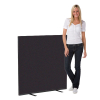 1200 x 1200 woolmix office screen - black