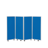 4 panel folding room dividers - 1200mm high