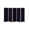 5 panel folding room dividers - 1500mm high