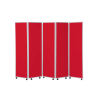 5 panel folding room dividers - 1800mm high