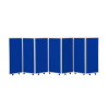 7 panel folding room dividers - 1200mm high
