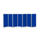 7 panel folding room dividers - 1200mm high