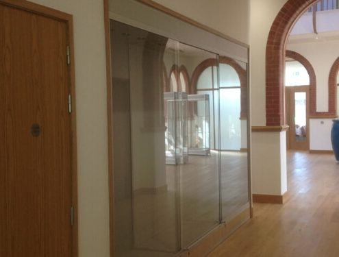 Built in custom glass display cabinet – Argyll and Bute Council