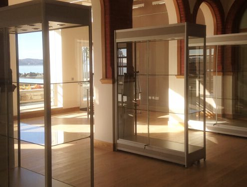 Custom glass display cabinets – Argyll and Bute Council