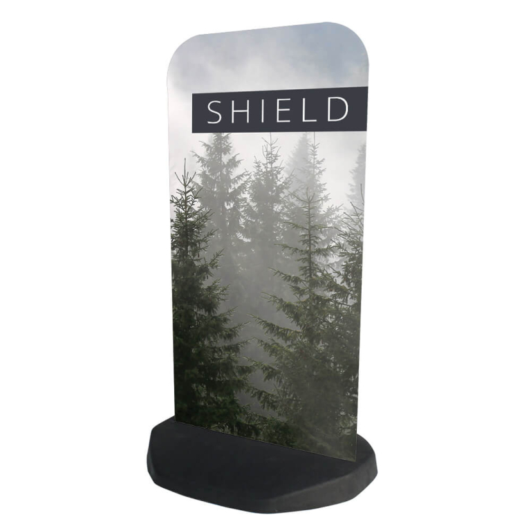 Shield Pavement Sign with Printed Graphics - Access Displays