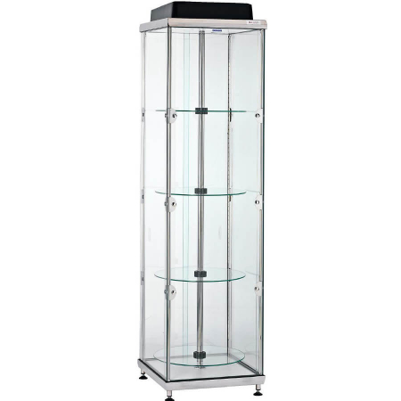 ADTT small upright hire cabinet with rotating shelves