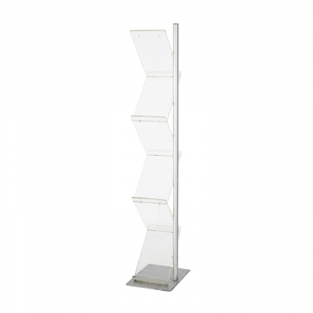 DP48 zig zag literature rack hire