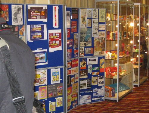 Folding display board hire - cadbury