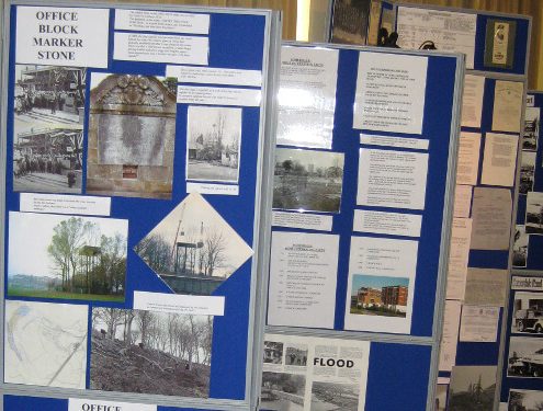 Hire of folding display boards