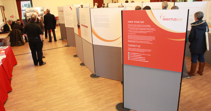 large display board hire - navitus bay