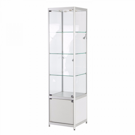 TS31 tallboy glass display case hire