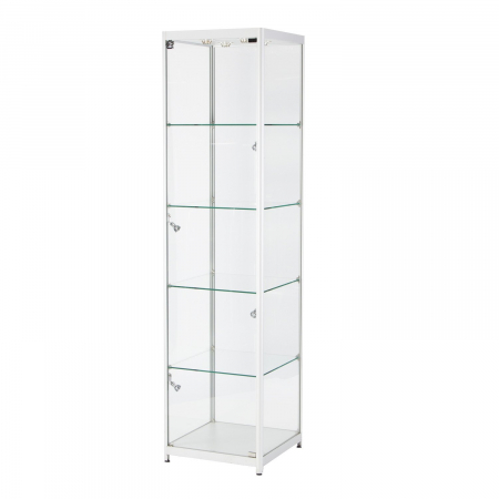 TS32 tallboy glass display case hire