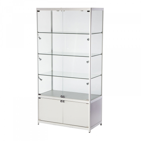 TS33 freestanding display case hire