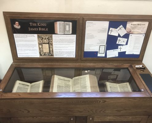 Completed showcase with bible - 3