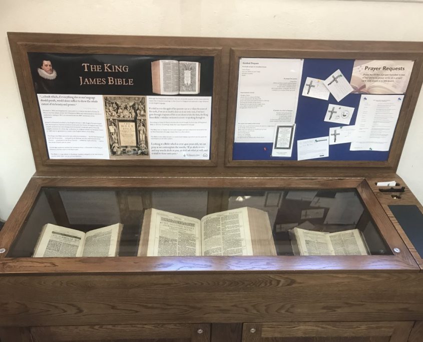 Completed showcase with bible - 3