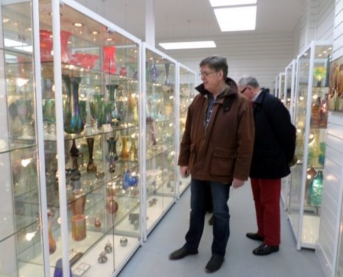 First visitors to Isle of Wight Glass Museum