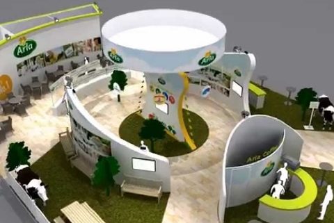 Exhibition Stand Design - Arla Foods Fly through