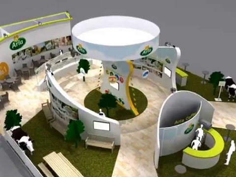 Exhibition Stand Design - Arla Foods Fly through