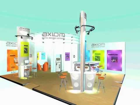 Exhibition Stand Design - Axiom Exhibition Stand 3D Fly-through