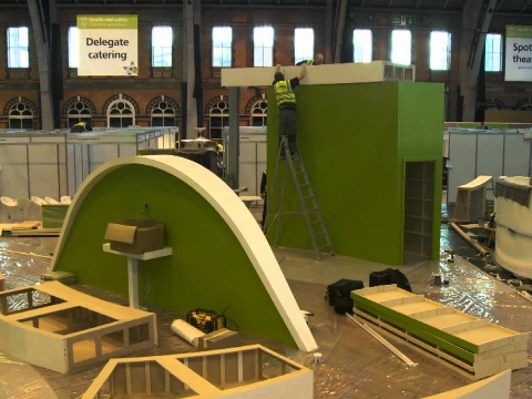 How to build a 150sqm exhibition stand in under 15 hours