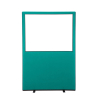 1200 x 1800 glazed woolmix office screen - Blue