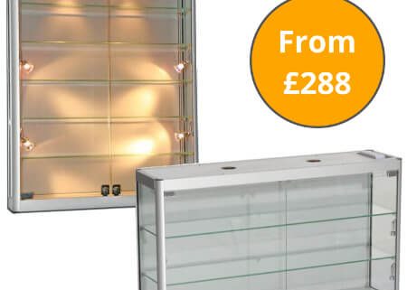 Wall Mounted Display Cabinets
