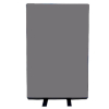 700mm (w) x 1200mm (h) office screen - Woolmix Grey