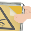 Telescopic Sign Holder snap frame