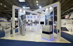Custom exhibition stand for MACH - 7m x 6m