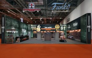 12m x 8m exhibition stand at MCM London Comic Con