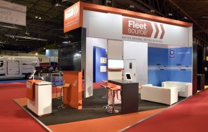 5.5m x 7m exhibition stand at CV Show - Fleet Source