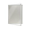 Lockable Polycolour notice board - single door - Light Grey, sundeala noticeboard alternative