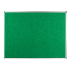 Polycolour notice board with aluminium frame - Green, sundeala noticeboard alternative