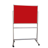 Portable felt notice board - Cherry