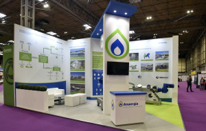 7m x 5m exhibition stand at RWM