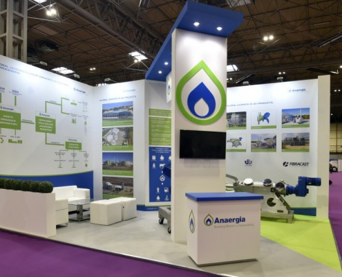 7m x 5m exhibition stand at RWM