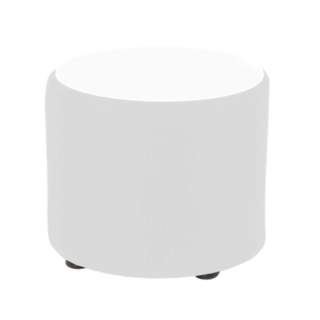 CF31 Drum coffee table hire - White